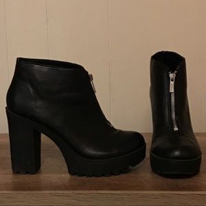 Handmade Black Leather Boots